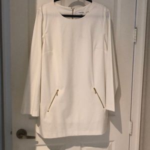 Basic Beige Mini Dress or Long Shirt